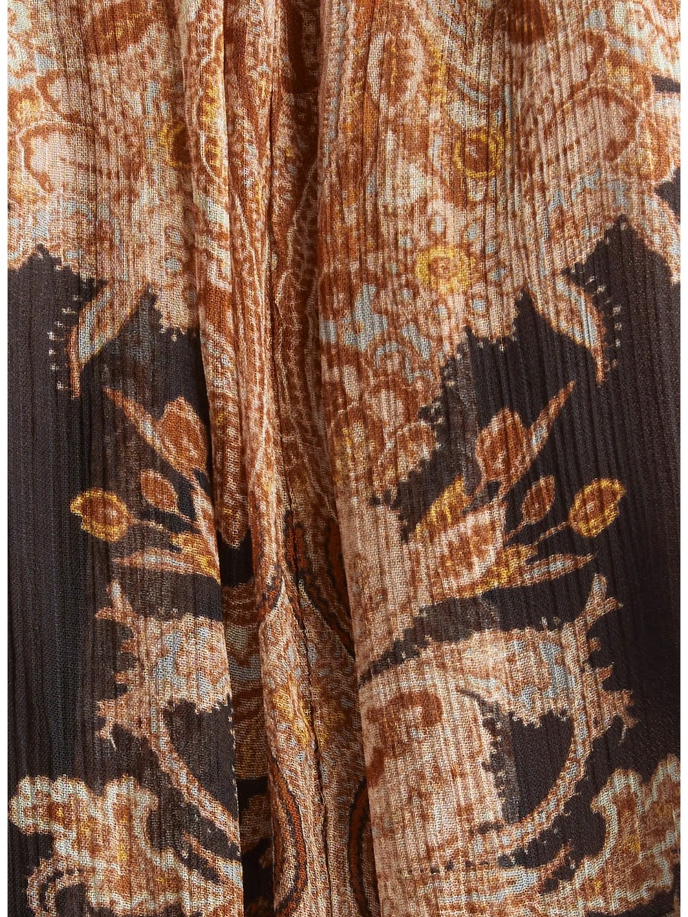 Zimmermann Paisley Long-Sleeve Midi Dress - Picture 2 of 11
